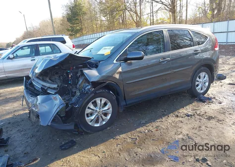 2013 Honda Cr-V Ex-L из США, поврежденный, VIN 2HKRM4H7XDH628662